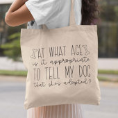 Tote Bag Chien adopté