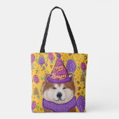 TOTE BAG CHIEN AKITA (Dos)