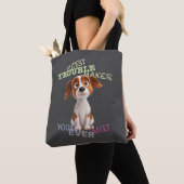 Tote Bag Chien animal de compagnie le plus difficile à tail (De près)
