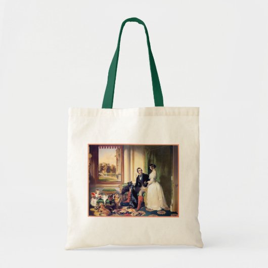 Tote Bag Chien Art : Château de Windsor par Landseer (Devant)