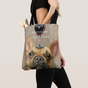 Tote Bag Chien Au Vin, Chien de taule français