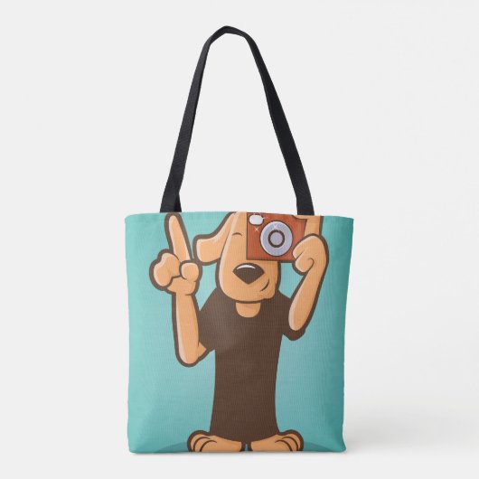 Tote Bag Chien Avec Caméra (Dos)