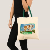 Tote Bag Chien avec Dandelion (Devant (produit))