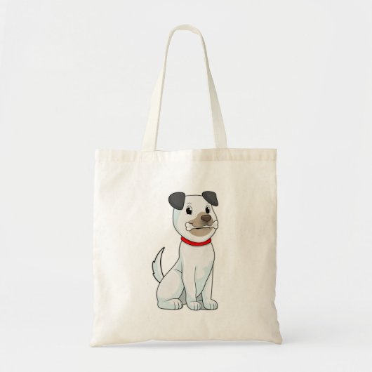 Tote Bag Chien avec os (Devant)