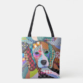 Tote Bag Chien beagle 161 (Dos)