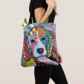 Tote Bag Chien beagle 161 (De près)