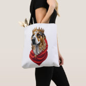 Tote Bag Chien beagle dans une couronne (De près)