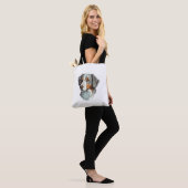 Tote Bag Chien berger australien (Sur le modèle)