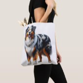 Tote Bag Chien berger australien (De près)