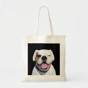 Tote Bag Chien blanc de boxeur