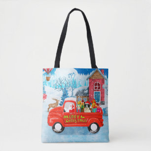 Tote Bag Chien Border Collie dans un camion de livraison de