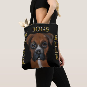 Tote Bag Chien Boxer
