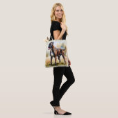 Tote Bag Chien Boxer Aquarelle (Sur le modèle)