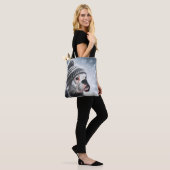 Tote Bag Chien Boxer en Hiver (Sur le modèle)