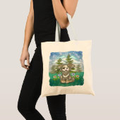 Tote Bag Chien Brownie Pup  (Devant (produit))