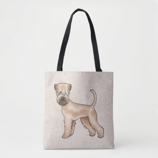 Tote Bag Chien caricaturé doux irlandais (Devant)