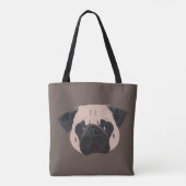 Tote Bag Chien carlin (Dos)