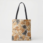 Tote Bag Chien Cocker Spaniel aquarelle  (Devant)
