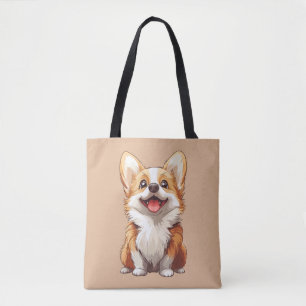 Tote Bag chien Corgi gallois