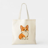 Tote Bag Chien Corgi Mignon (Dos)