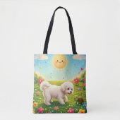 Tote Bag Chien curieux (Devant)