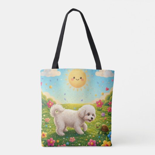 Tote Bag Chien curieux (Dos)