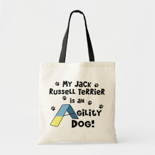 Tote Bag Chien d'agilité de Jack Russell Terrier