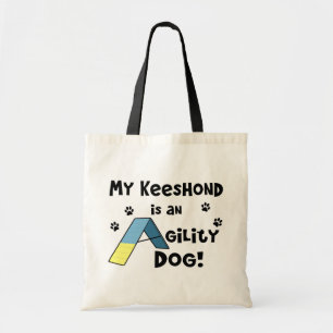 Tote Bag Chien d'agilité de Keeshond