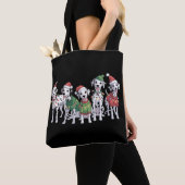 Tote Bag Chien Dalmatien Noël Amant Noël Maman Chien Maman (De près)