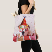 Tote Bag Chien d'anniversaire (De près)