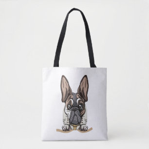 Tote Bag Chien dans la poche Funny Chien pour Amoureux de l