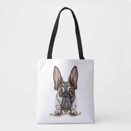 Tote Bag Chien dans la poche Funny Chien pour Amoureux de l (Devant)