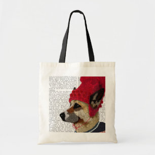 Tote Bag Chien dans le chandail 2 de ski