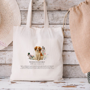 Tote Bag Chien d'aquarelle Kooikerhondje