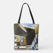 Tote Bag Chien d'armée (Dos)