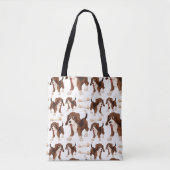 Tote Bag Chien de beagle (Devant)