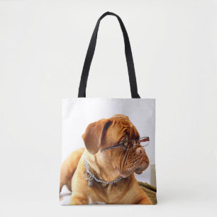 Tote Bag Chien de Bordeaux en verres