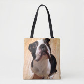 Tote Bag Chien de Boston Terrier (Devant)