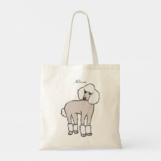 Tote Bag Chien de caniche standard Thunder_Cove (Dos)