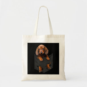 Tote Bag Chien de chien Dans My Pocket Dachshund Weiner Dog