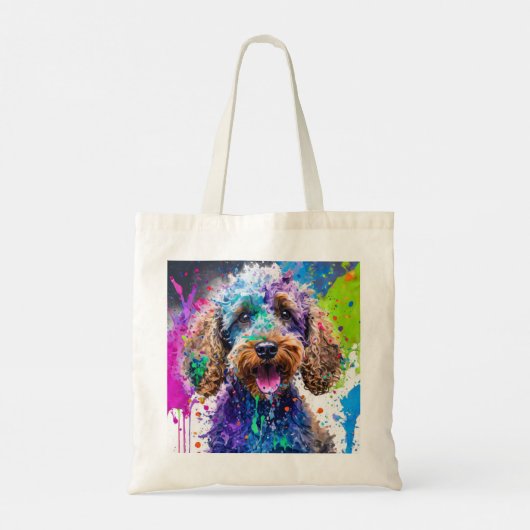 Tote Bag Chien de Cockerpoo (Dos)