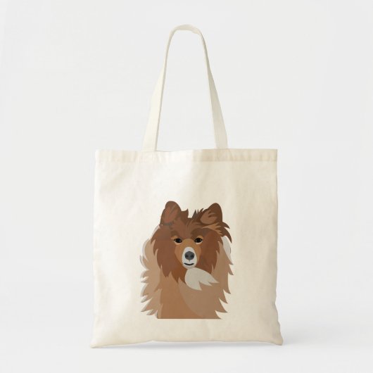 Tote Bag Chien de compagnie Sheltie Chien (Devant)