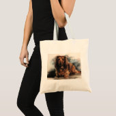 Tote Bag Chien de Dachshund (Devant (produit))