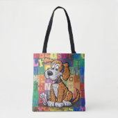 Tote Bag Chien de dessin (Devant)