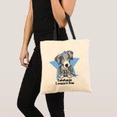 Tote Bag Chien de léopard de Catahoula d'étoile de Kawaii (Devant (produit))