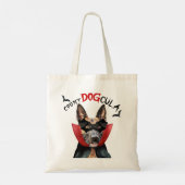 Tote Bag Chien de Malinois Vampire en Belgique Tricoter ou (Dos)