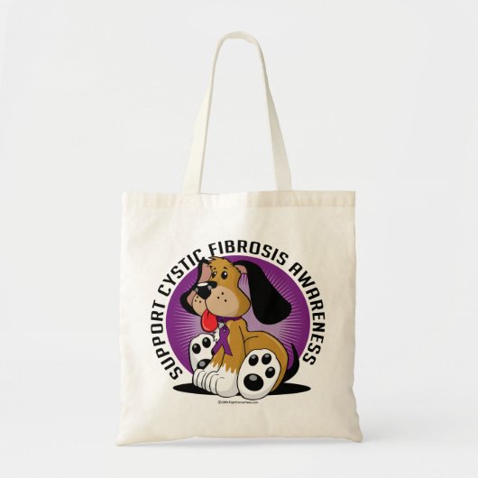 Tote Bag Chien de mucoviscidose (Devant)