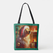 Tote Bag Chien de Noël 1 (Dos)