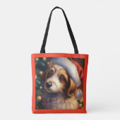 Tote Bag Chien de Noël 2 (Dos)