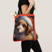 Tote Bag Chien de Noël 2 (De près)